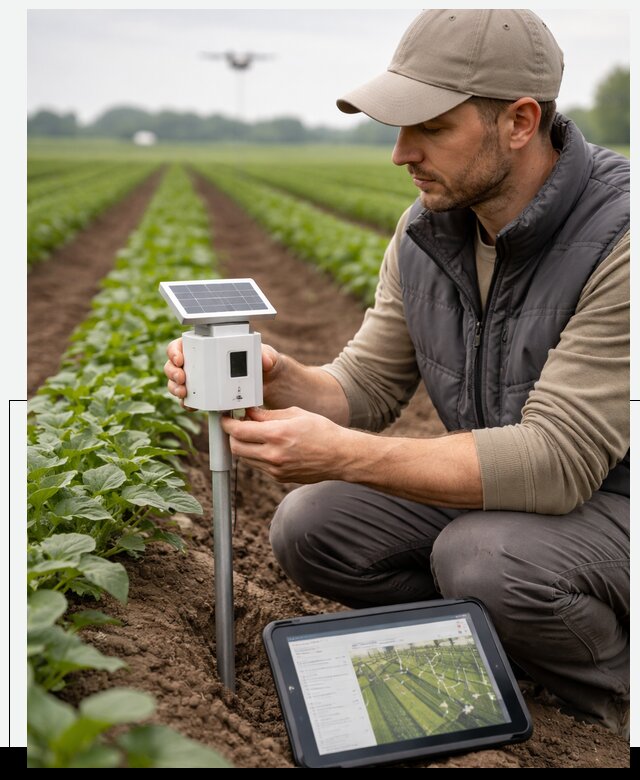 IoT мониторинг сельскохозяйственных полей и контроля в Дальнереченске